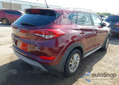 2017 Hyundai Tucson Eco из США, поврежденный, VIN KM8J3CA26HU472250